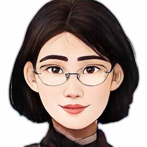 일러스트화된 학과장 증명사진